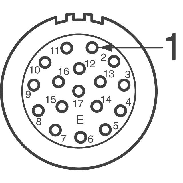 MA1LAE1700 Amphenol Sine Systems Corp  Alloggiamenti per connettori circolari
